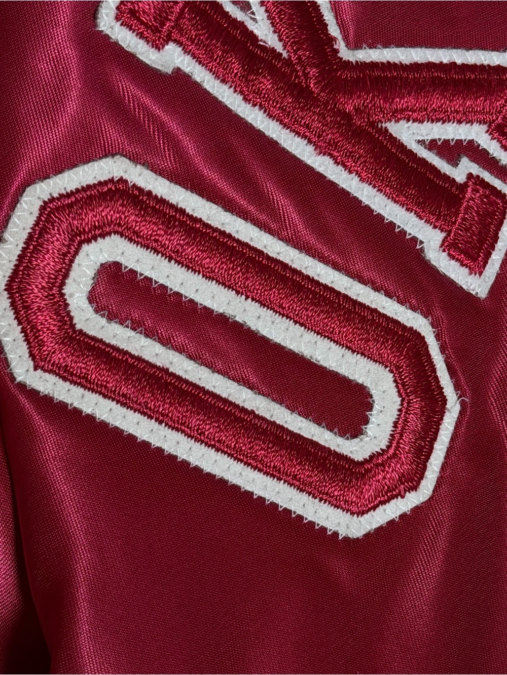 Vintage 80'a BUTWIN Oklahoma Sooners satin bomber jacket XXL (2XL) - Picture 8 of 11